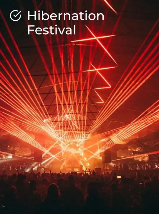 Picture of one of our client festival Hibernation Festival