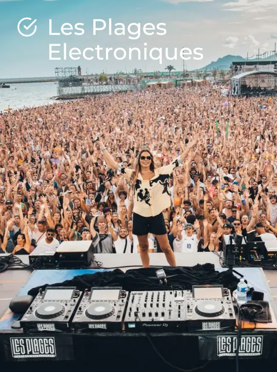 Picture of one of our client festival Les Plages Électroniques